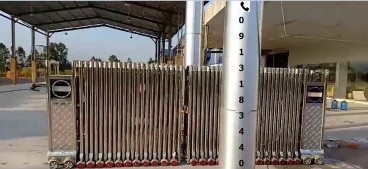 Cổng xếp tự động có mấy loại